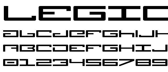 Legion Expanded font